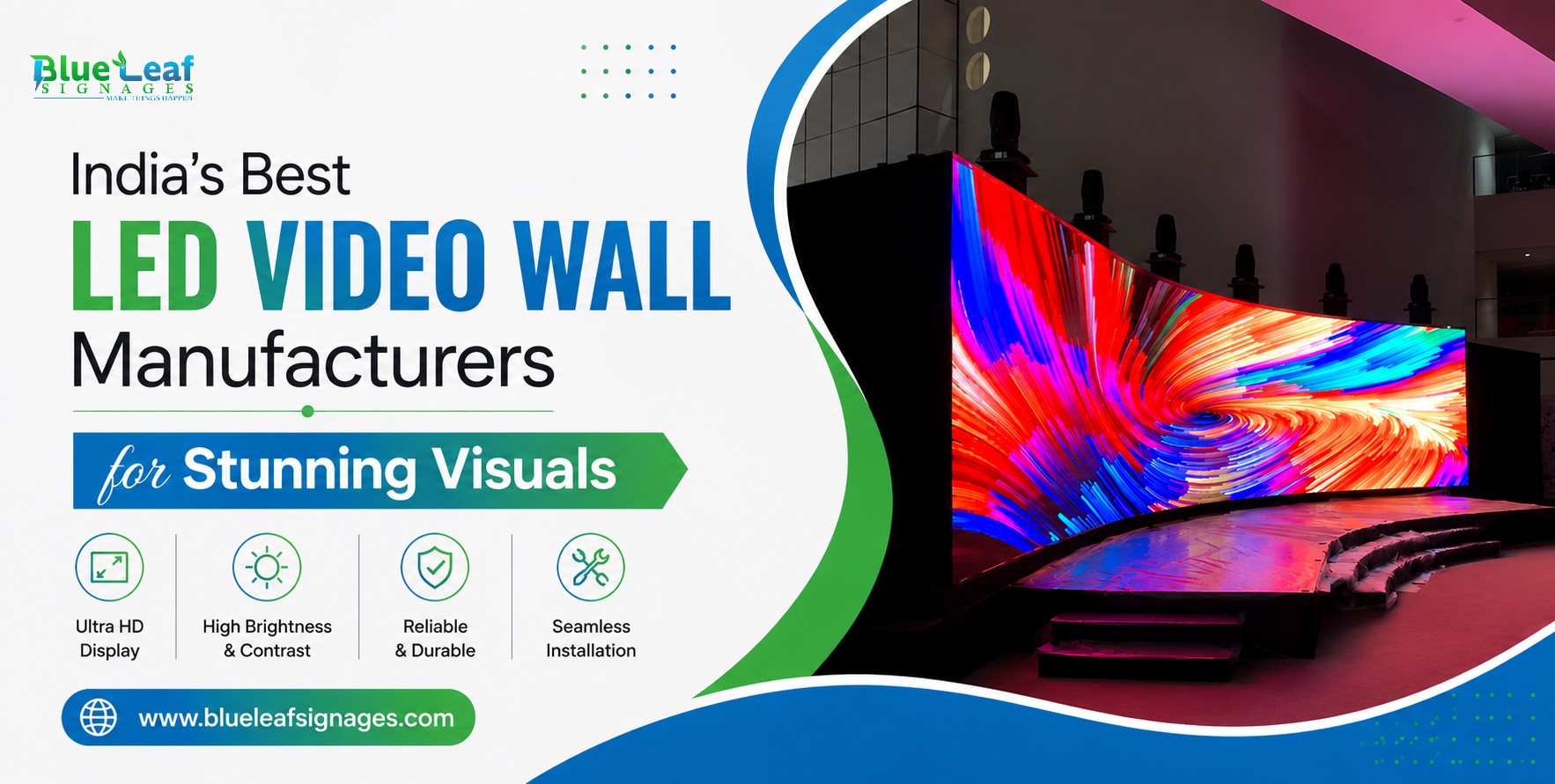 India’s Best LED Video Wall Manufacturers for Stunning Visuals